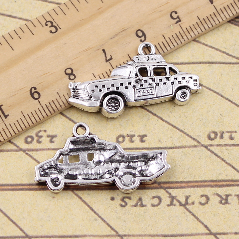 Jewelry Making New York - 15pcs 참스 뉴욕 택시 자동차 18x32mm