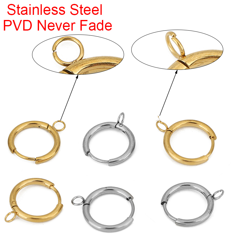 Jewelry Making Hobby - 10pcs PVD 절대 페이드 귀걸이 후크