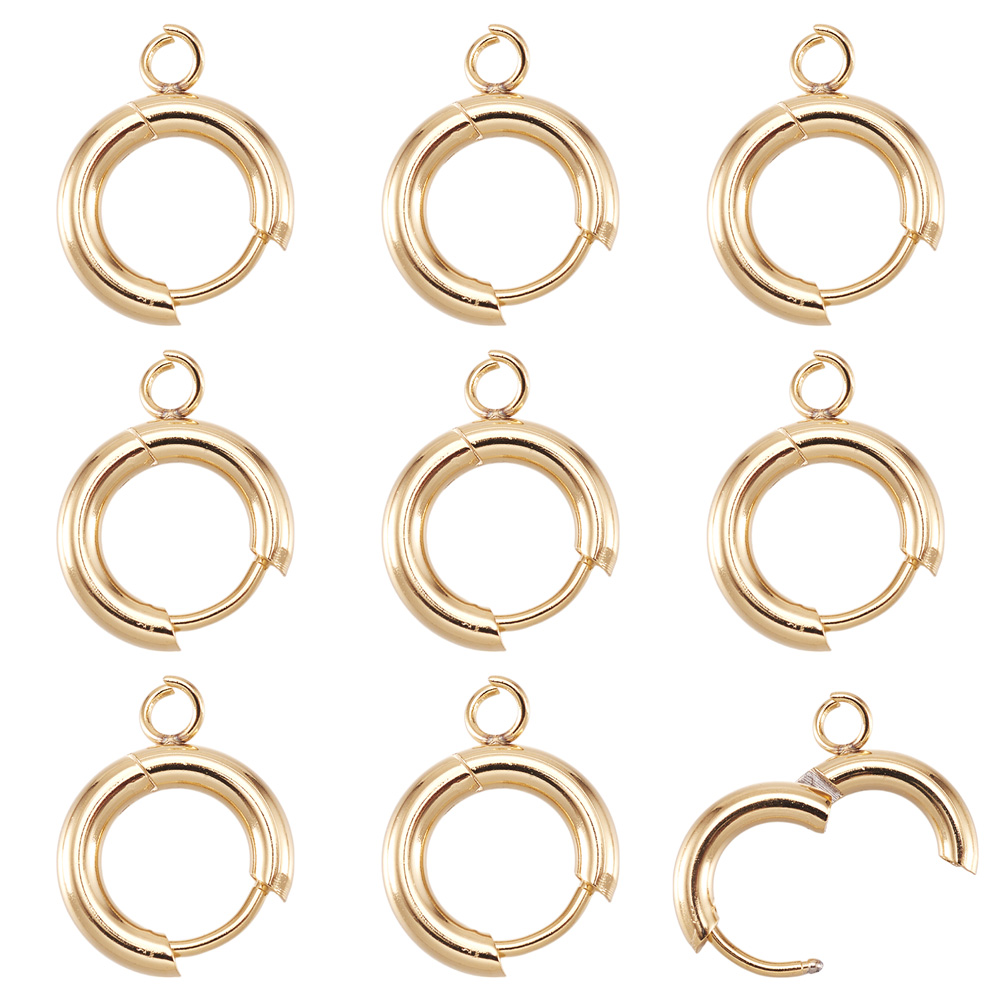 Jewelry Making Earrings - 10개 201 스테인리스 스틸 허기 이어링