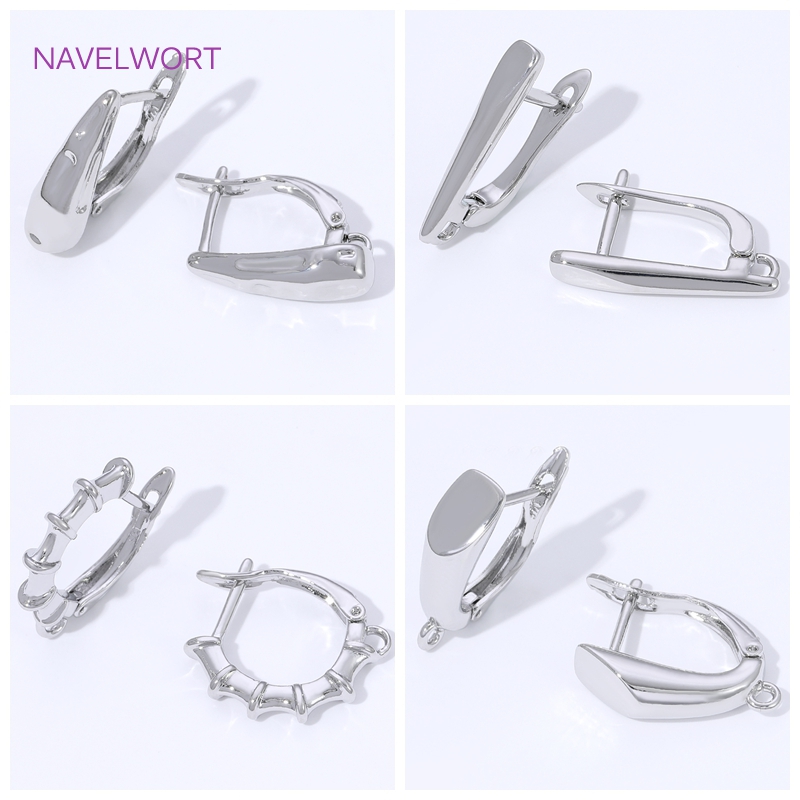 Jewelry Making Hobby - 18K 금도금된 부드러운 귀걸이 고리, 귀걸이