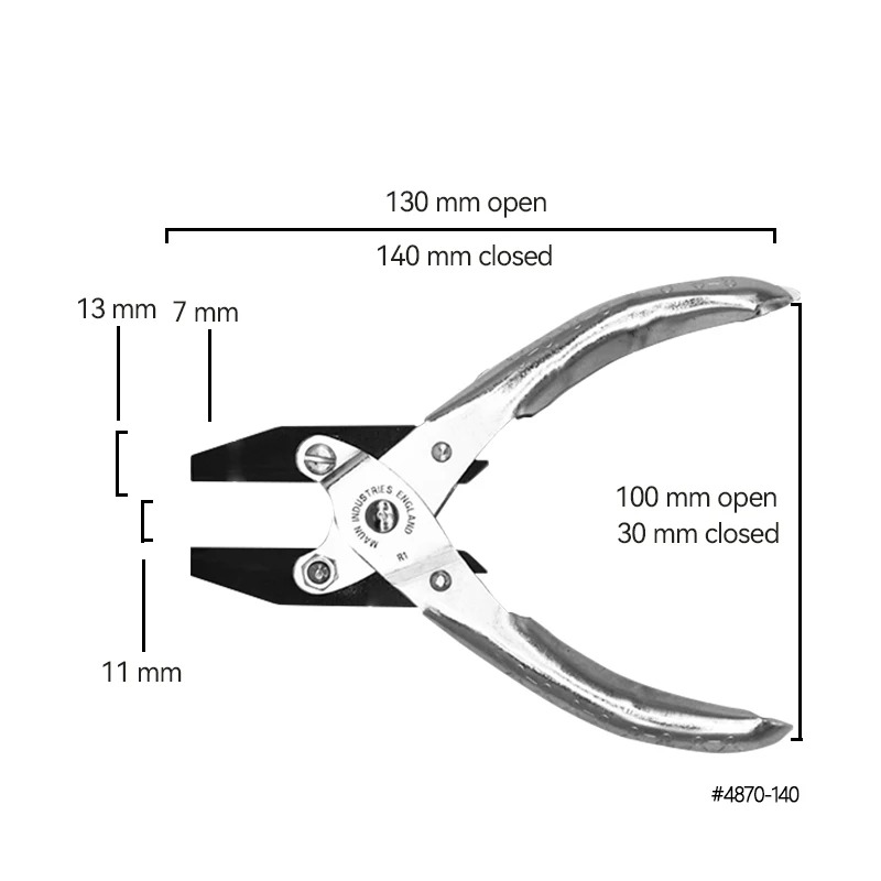 Jewelry Making Loop Pliers - 영국 MAUN 140mm 스무스 죠 플랫