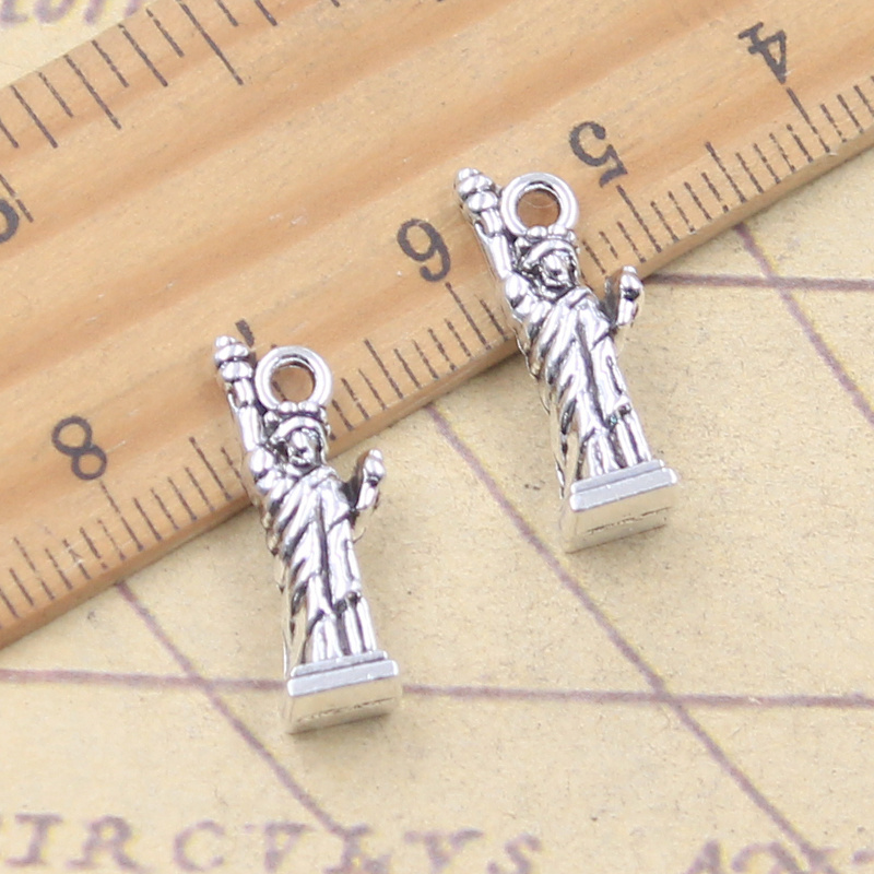 Jewelry Making New York - 10pcs 매력 뉴욕 자유의 여신상 21x7x6mm