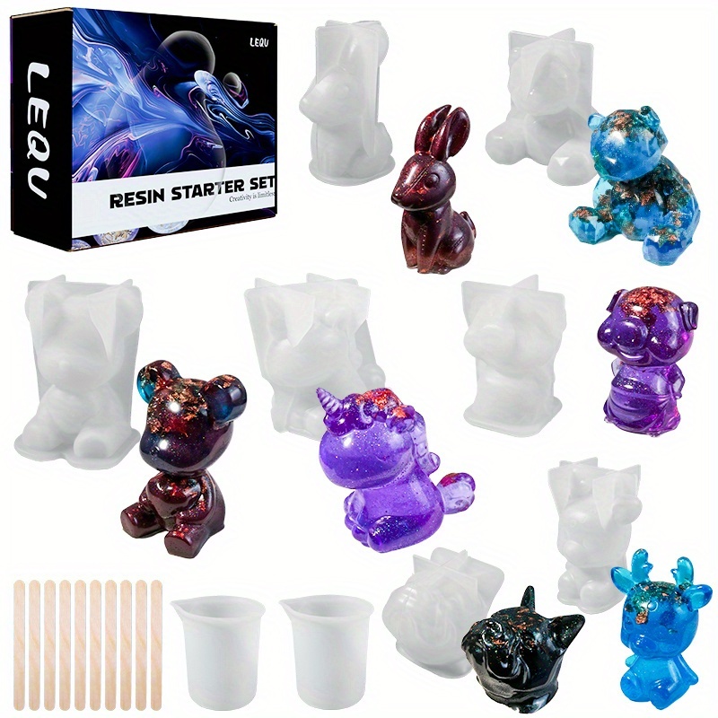 Jewelry Making Mold - 19개 레진 몰드 세트, 레진 제작,