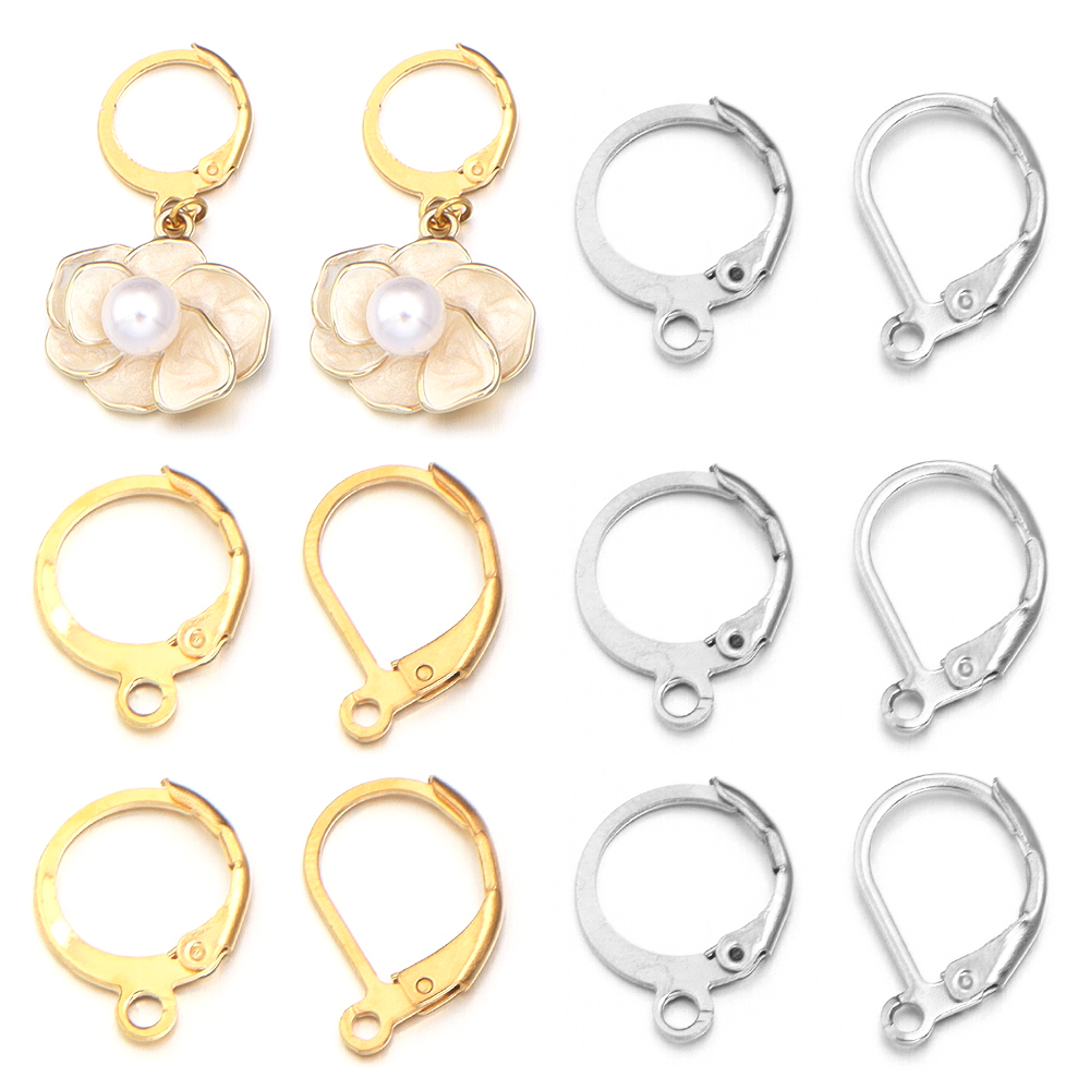 Jewelry Making Hobby - 20 개/몫 스테인레스 스틸 귀고리 라운드