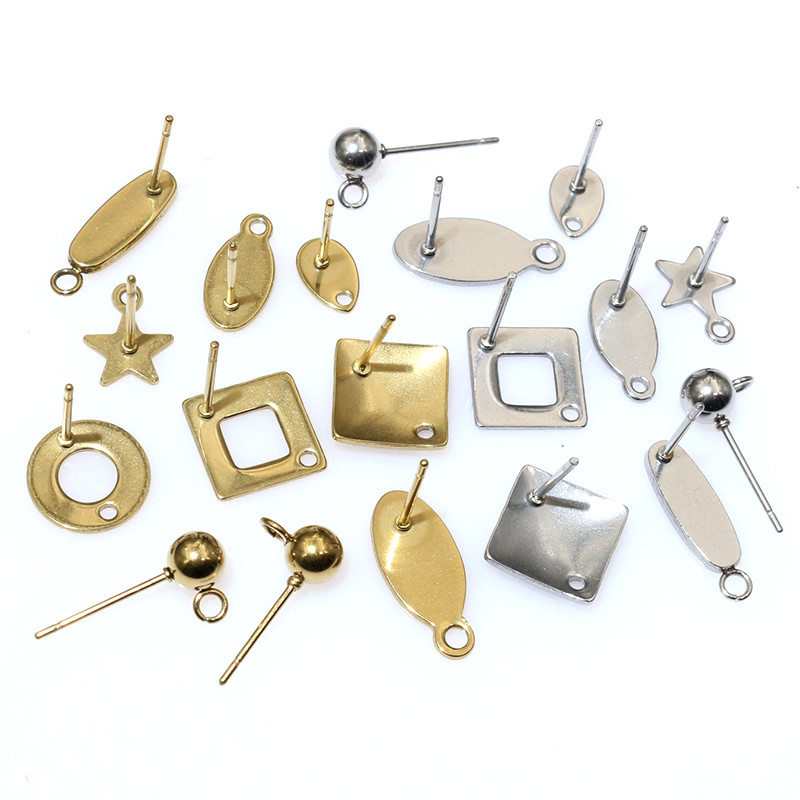Jewelry Making Hobby - 20pcs 스테인레스 스틸 공예 귀걸이 스터드