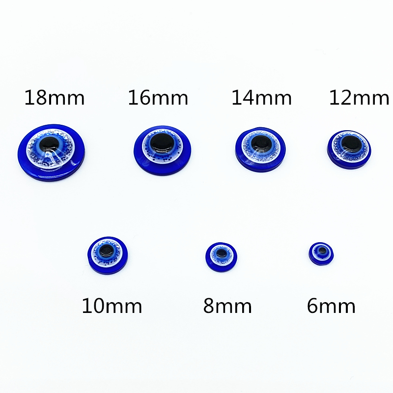 Jewelry Making Event - 핫세일 6/8/10/12/14/25/38mm 블루 레진 터키 악마의