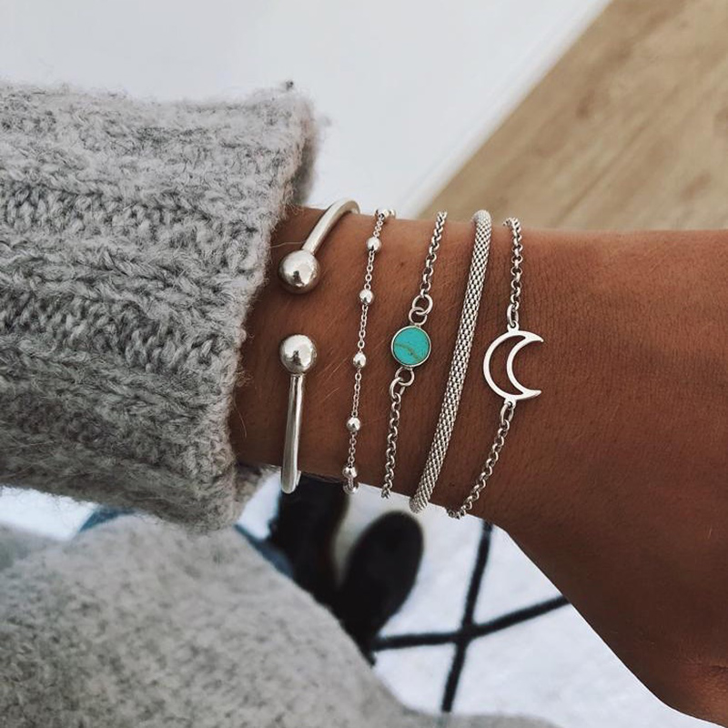 Boho 하트 참 팔찌 여성을위한 설정 비즈 체인 랩  - Jewelry Making Kits For Girls 리뷰 및 가격