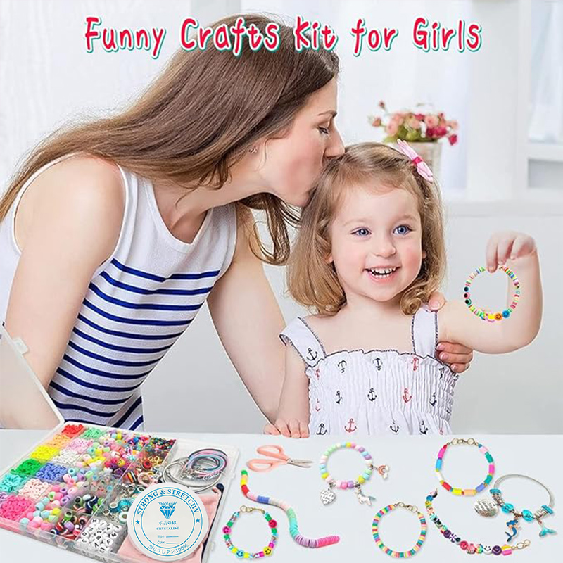 3400pcs 비즈 매력 보석 만들기 키트 우정 팔찌  - Jewelry Making Kits For Girls 리뷰 및 가격