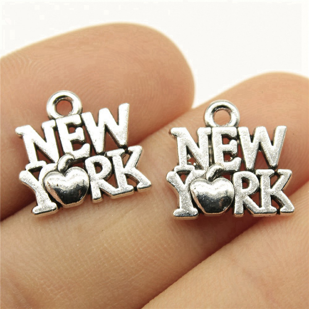 뉴욕 참 쥬얼리 제작 부품, 15x14mm, 20 개 - Jewelry Making New York 리뷰 및 가격