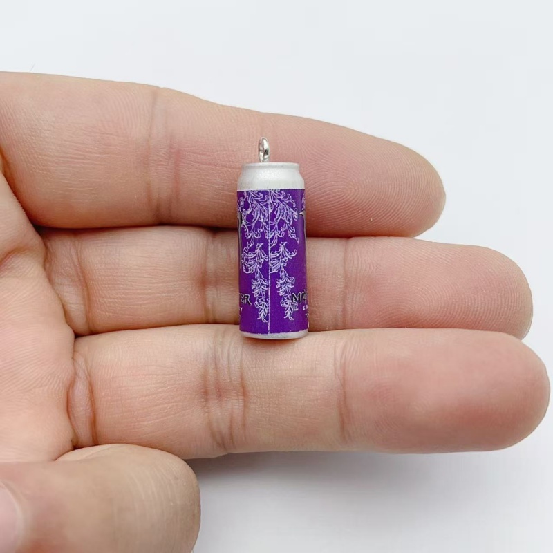 10개 미니 시뮬레이션 음료 캔 레진 참 장식품 다채로 - Jewelry Making Earrings 리뷰 및 가격