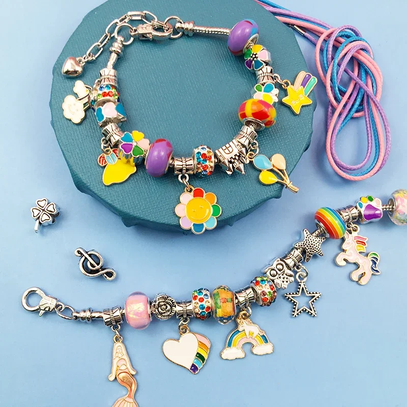 소녀용 부적 팔찌 제작 키트, 선물 상자, 6-12 소 - Jewelry Making Kits For Girls 리뷰 및 가격