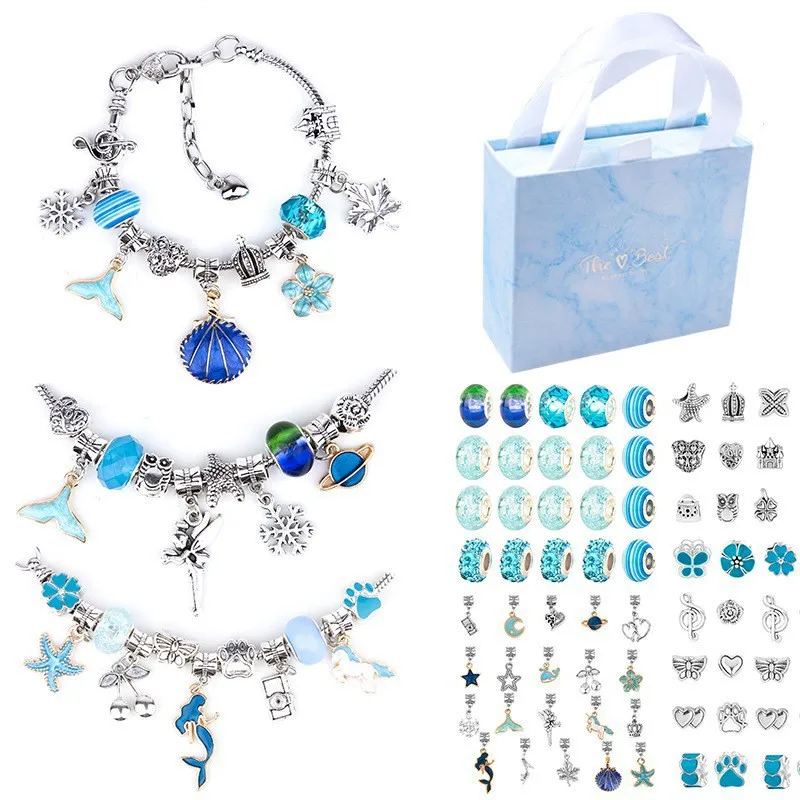 소녀용 부적 팔찌 제작 키트, 선물 상자, 6-12 소 - Jewelry Making Kits For Girls 리뷰 및 가격