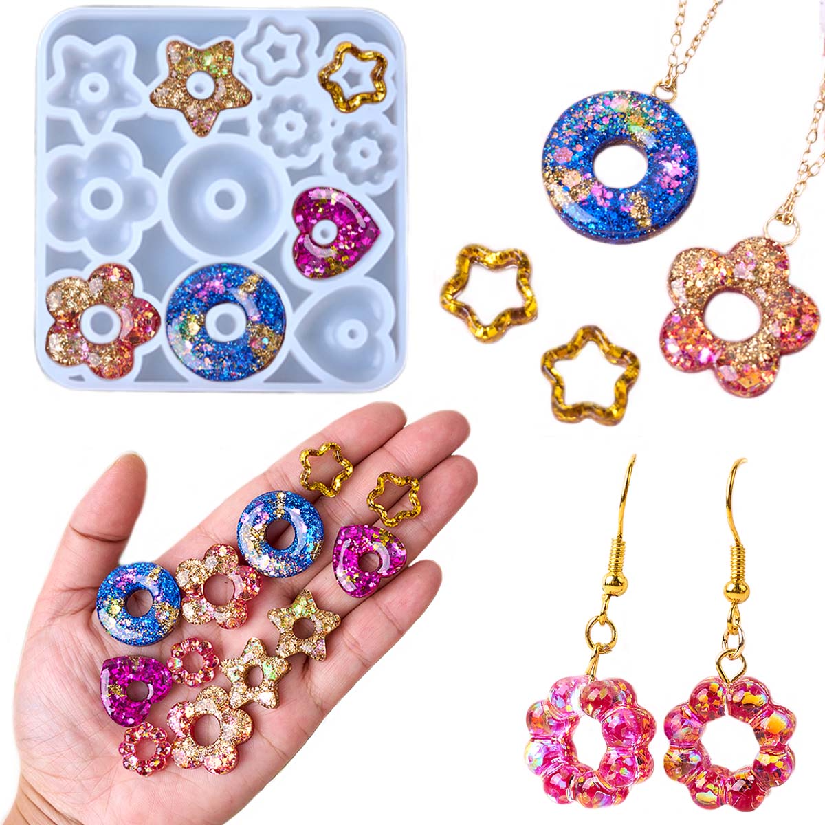Multifuntional 쥬얼리 실리콘 금형 DIY  - Jewelry Making Mold 리뷰 및 가격