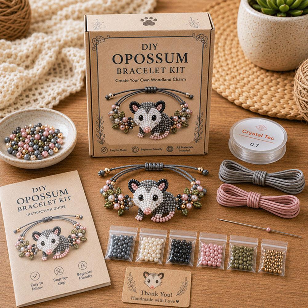 동물 DIY 비즈 팔찌 만들기 키트 귀여운 참 장식품  - Jewelry Making Kits For Girls 리뷰 및 가격