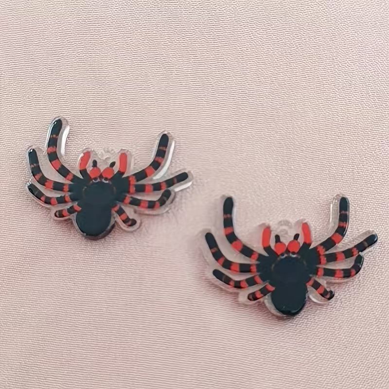 10pcs 아크릴 할로윈 거미 펜던트, DIY 쥬얼리  - Jewelry Making Accessories 리뷰 및 가격
