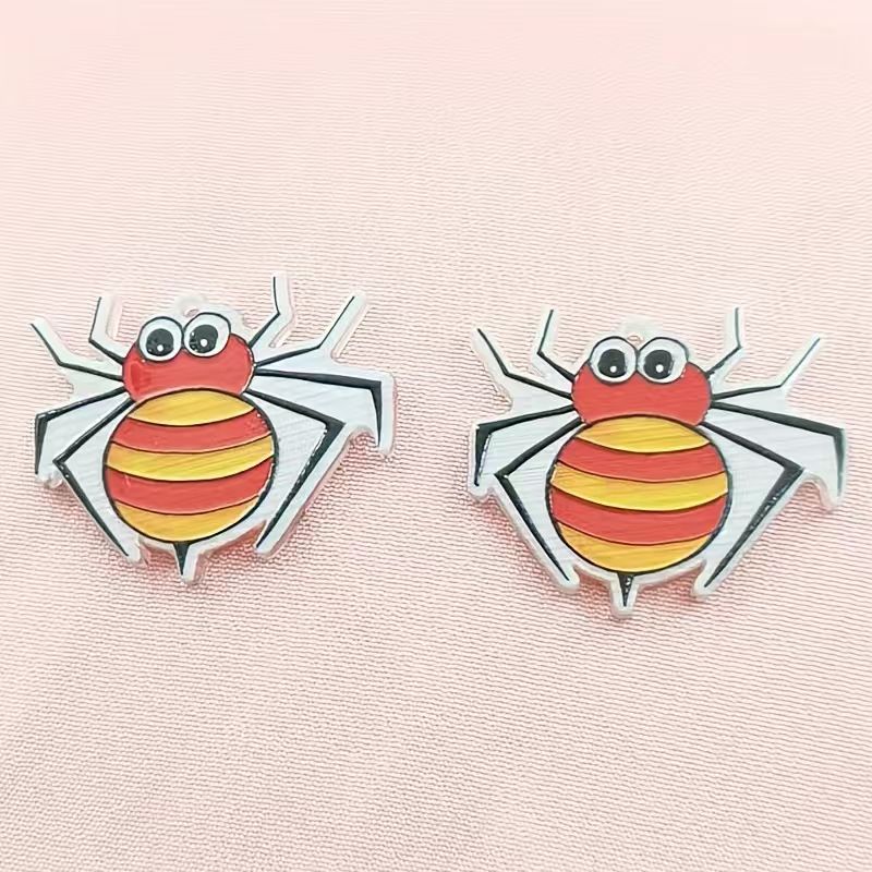 10pcs 아크릴 할로윈 거미 펜던트, DIY 쥬얼리  - Jewelry Making Accessories 리뷰 및 가격