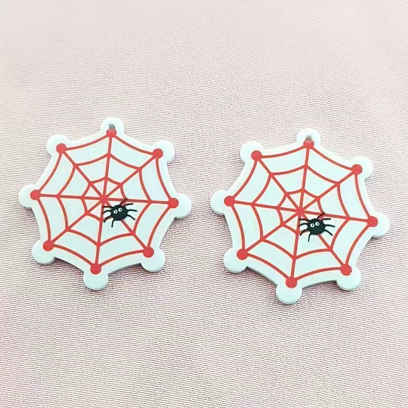 10pcs 아크릴 할로윈 거미 펜던트, DIY 쥬얼리  - Jewelry Making Accessories 리뷰 및 가격