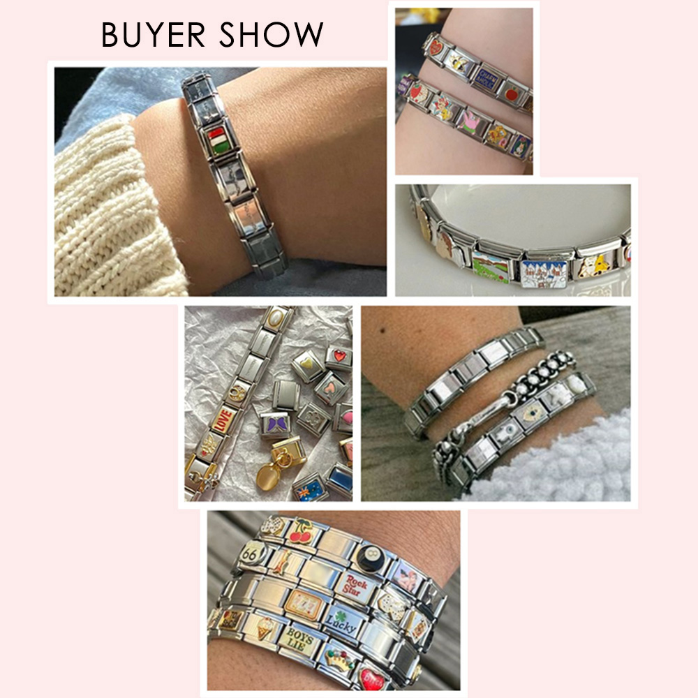 1pc 뉴욕 미국 세계 ​ 로트 패션 이탈리아 탄성 참 - Jewelry Making New York 리뷰 및 가격