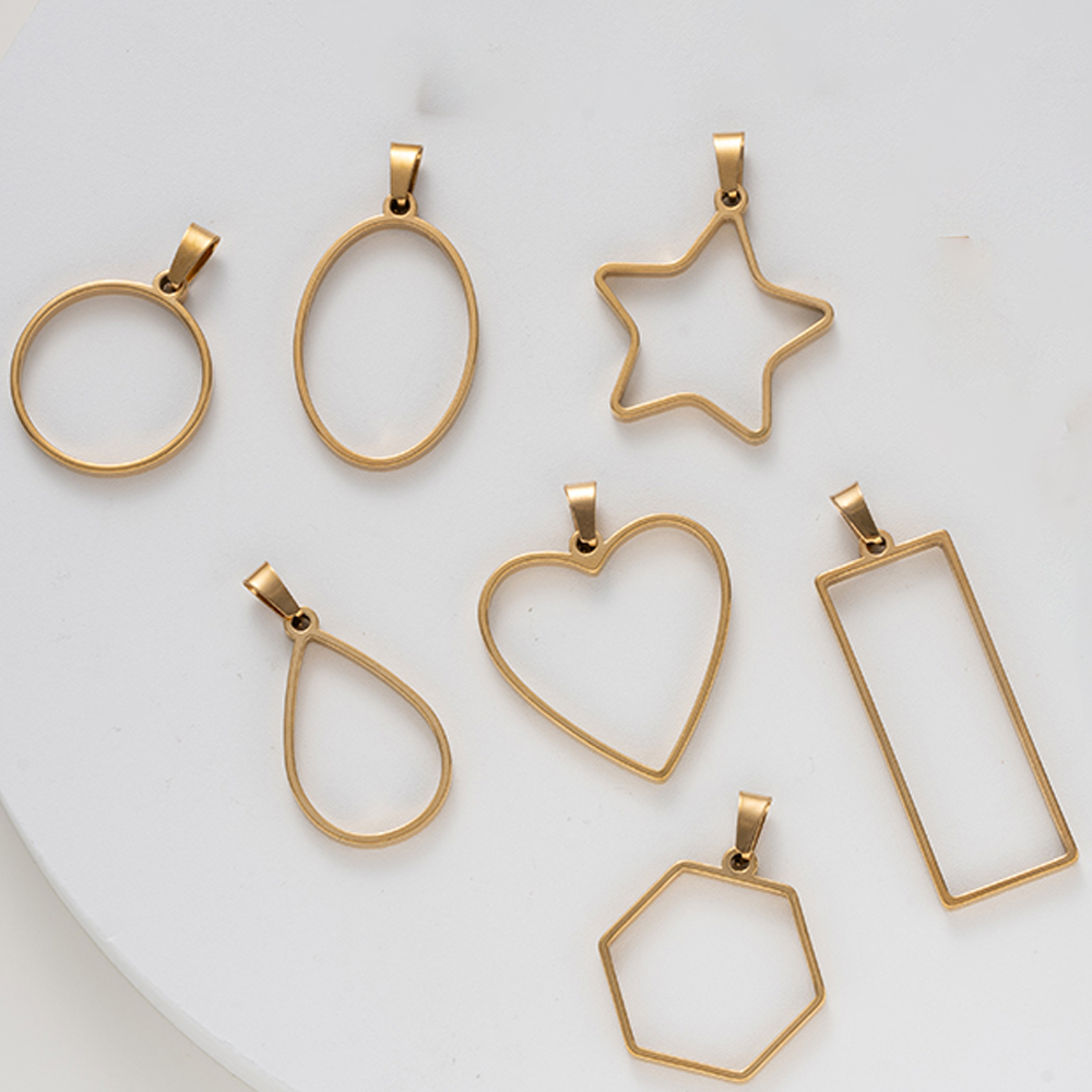 5개 스테인리스 스틸 오픈 백 레진 몰드 펜던트 블랭크 - Jewelry Making Mold 리뷰 및 가격