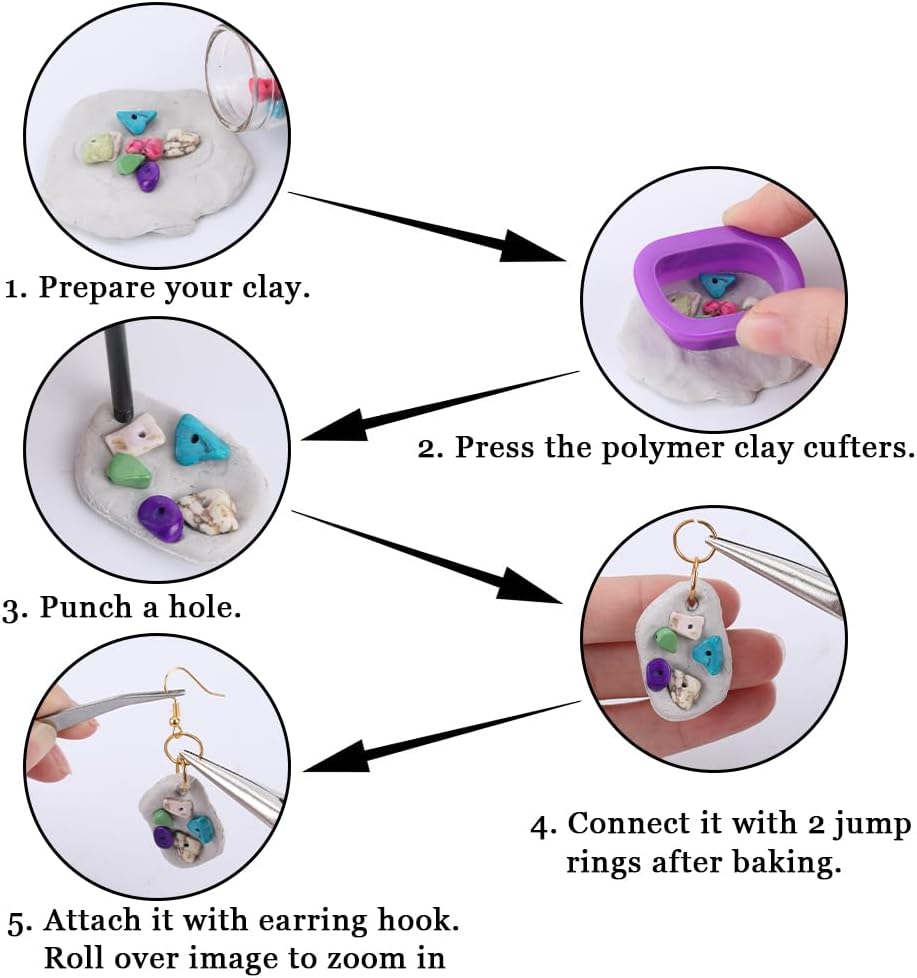 18pcs 도구, 24pcs 오븐 베이킹 클레이, 십대 - Jewelry Making Kits For Girls 리뷰 및 가격