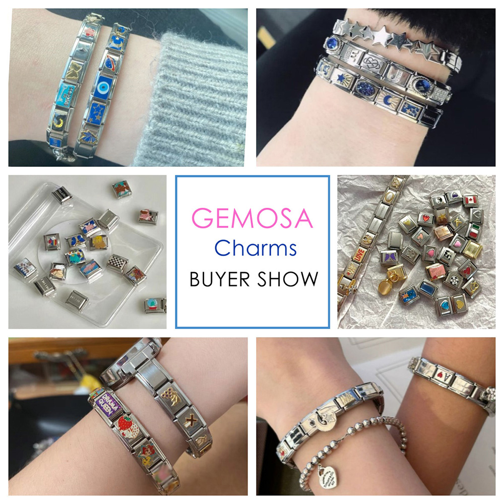 GEMOSA 새로운 디자인 미국 뉴욕 이탈리아 참 링크 - Jewelry Making New York 리뷰 및 가격