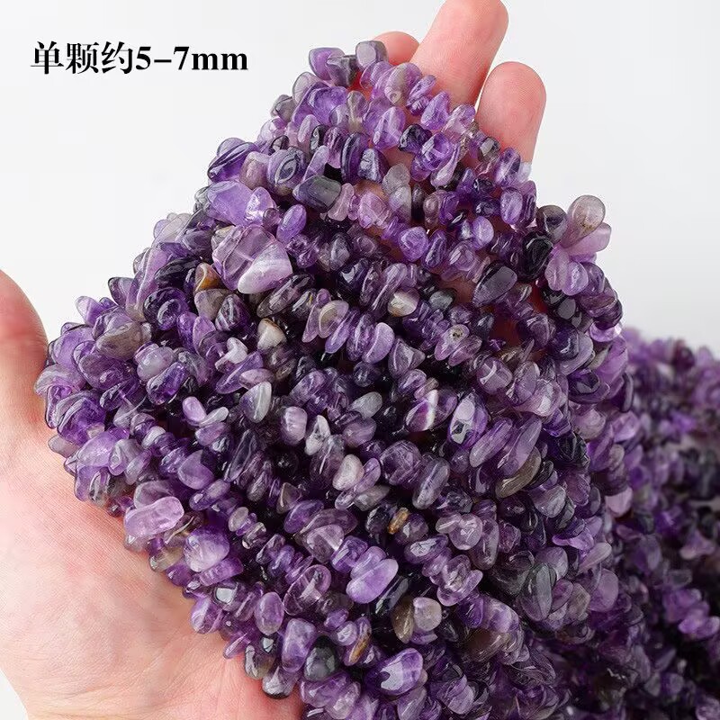 5-12mm 천연 가넷 자수정 아쿠아마린 비즈 불규칙  - Jewelry Making Event 리뷰 및 가격