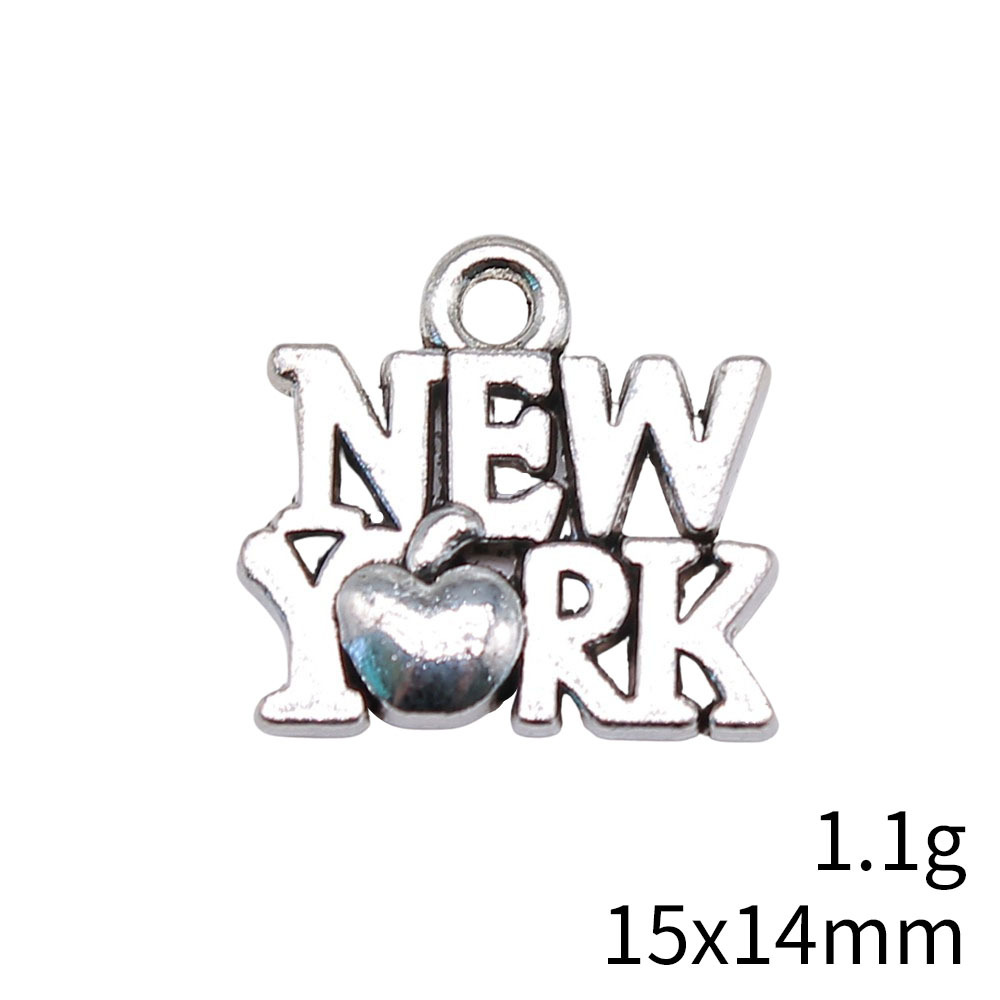 40개 15x14mm(0.59x0.55인치) 앤틱 실버 - Jewelry Making New York 리뷰 및 가격