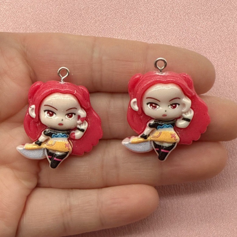10개 레진 만화 펜던트, DIY 쥬얼리 제작 귀걸이, - Jewelry Making Accessories 리뷰 및 가격
