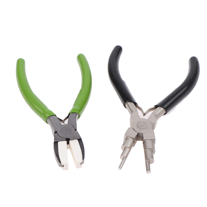 ❤️   녹색 플랫 노즈 플라이어 블랙 6 in 1 라 - Jewelry Making Loop Pliers 리뷰 및 가격