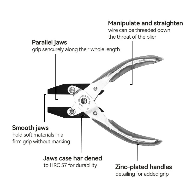 영국 MAUN 140mm 스무스 죠 플랫 노즈 평행 주 - Jewelry Making Loop Pliers 리뷰 및 가격