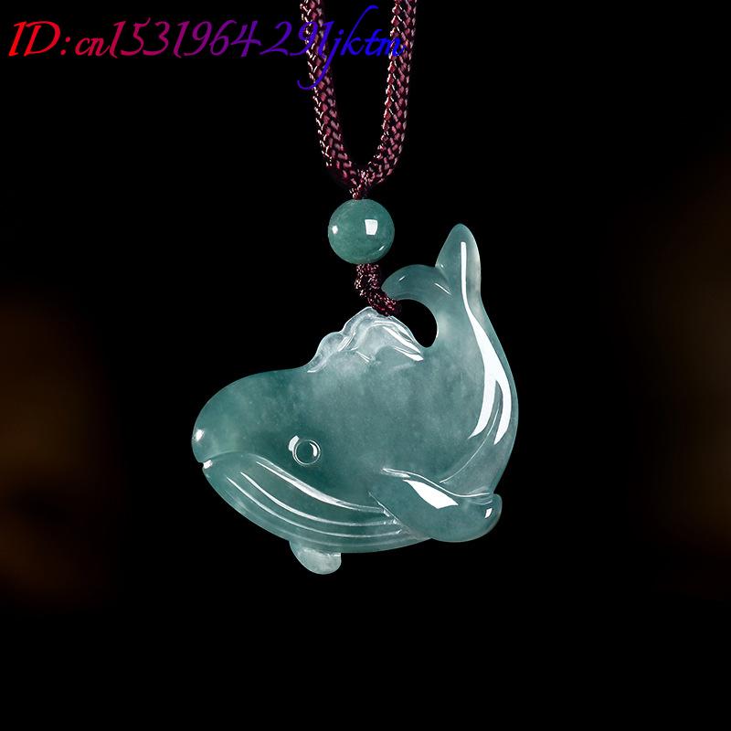 천연 버마산 비취 고래 펜던트 목걸이 액세서리 진짜 옥 - Jewelry Making With Stones 리뷰 및 가격