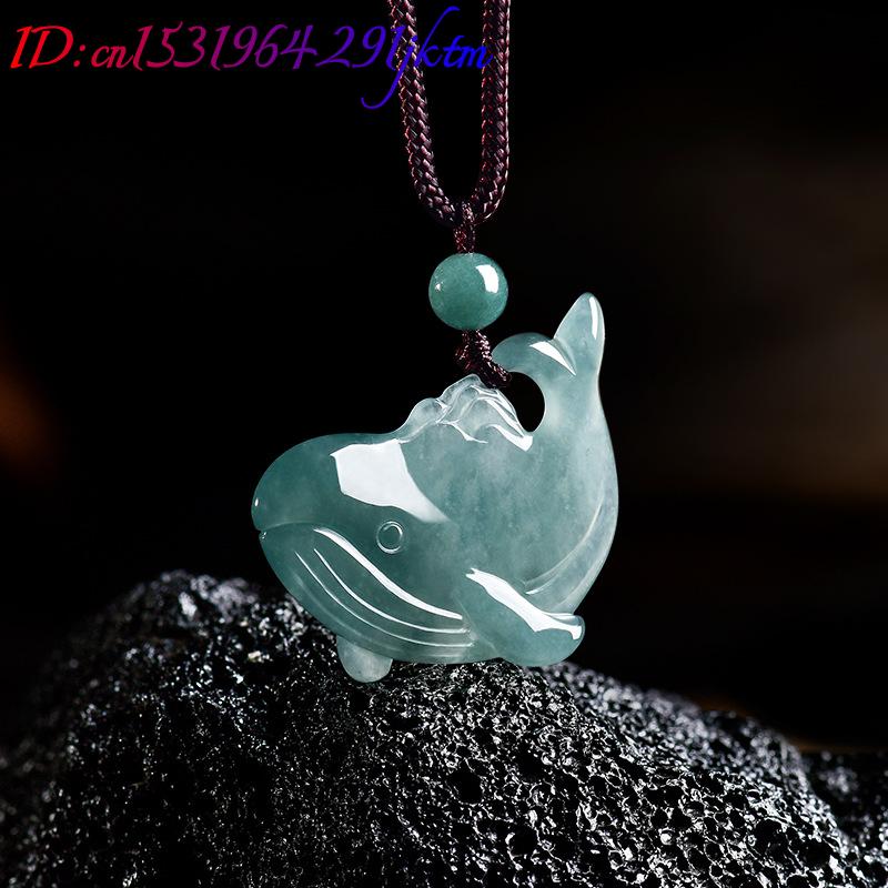 천연 버마산 비취 고래 펜던트 목걸이 액세서리 진짜 옥 - Jewelry Making With Stones 리뷰 및 가격