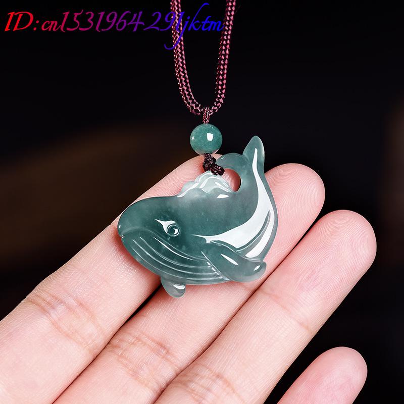 천연 버마산 비취 고래 펜던트 목걸이 액세서리 진짜 옥 - Jewelry Making With Stones 리뷰 및 가격