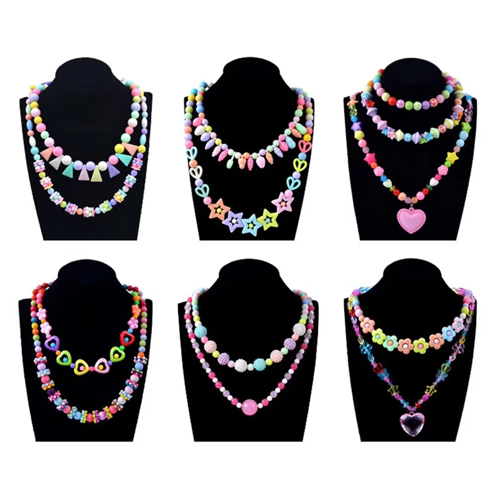 DIY 수제 비즈 어린이 장난감 창의적인 루즈 스페이서 - Jewelry Making Kits For Girls 리뷰 및 가격