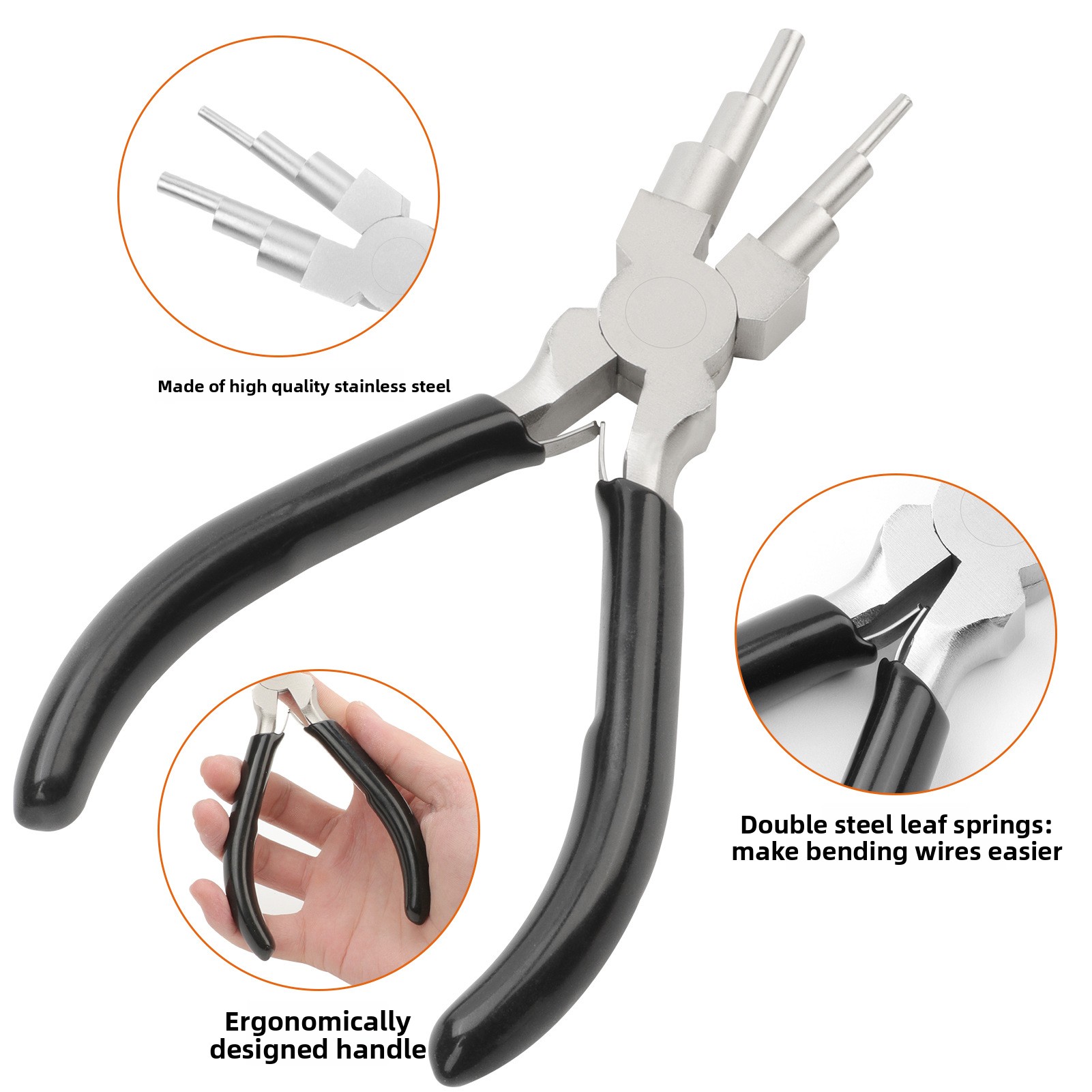 6-in-1 보석 플라이어 세트, 미끄럼 방지 편안한  - Jewelry Making Loop Pliers 리뷰 및 가격