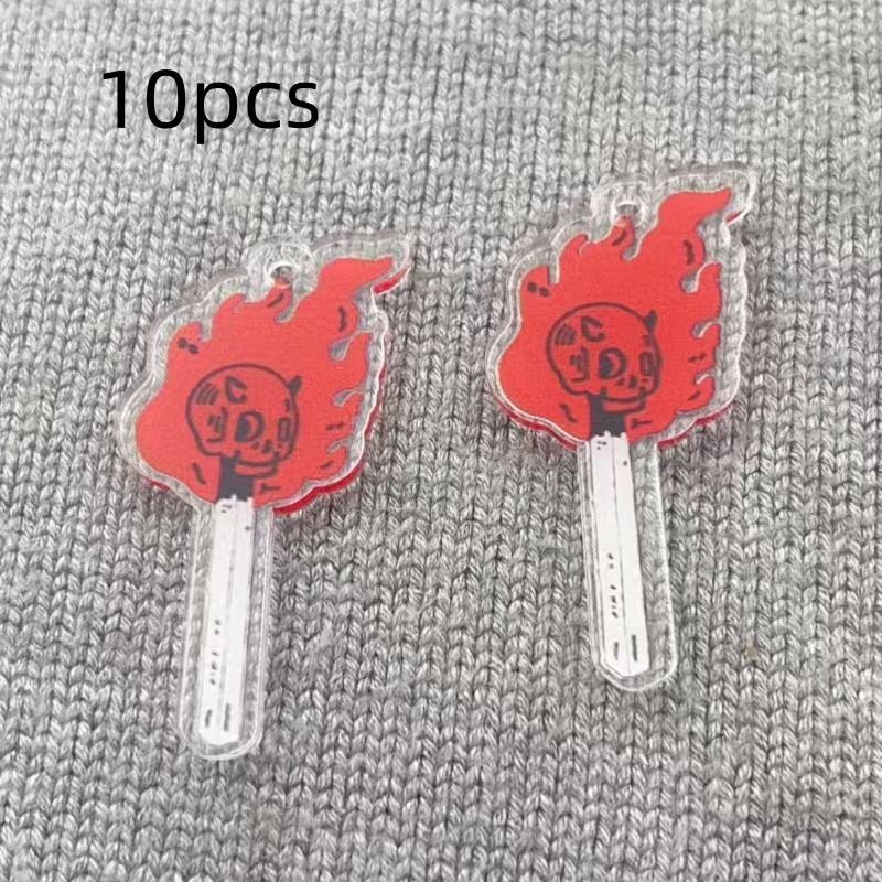 10개 아크릴 해골 펜던트, DIY 쥬얼리 제작 귀걸이 - Jewelry Making Accessories 리뷰 및 가격