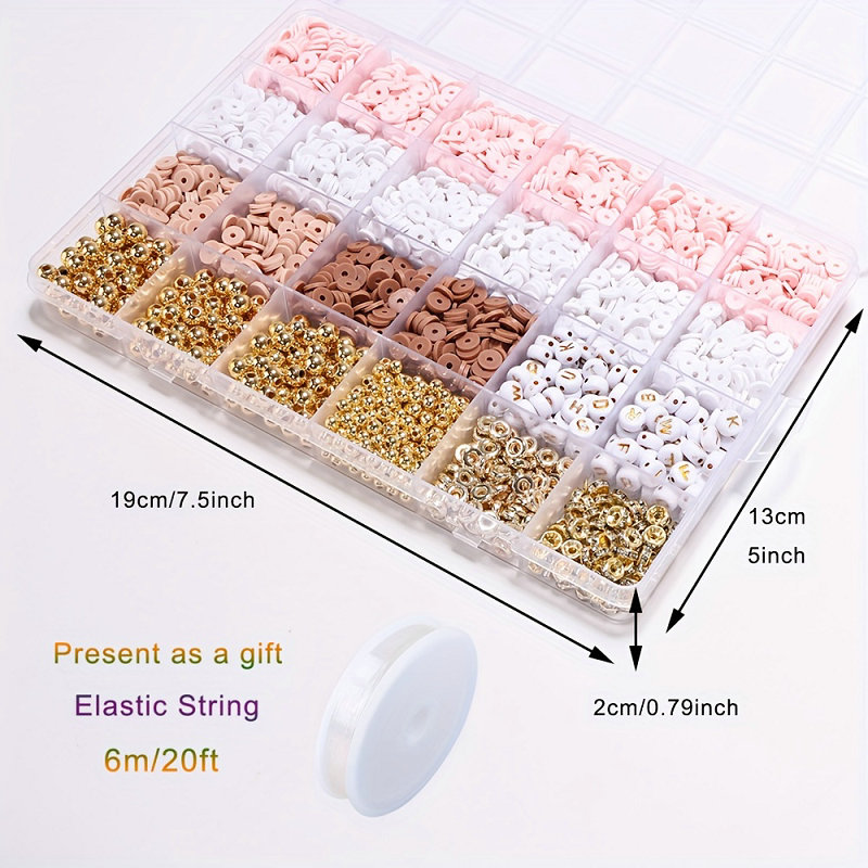 스타일 DIY 클레이 비즈 팔찌 만들기 키트 우정 황금 - Jewelry Making Kits For Girls 리뷰 및 가격