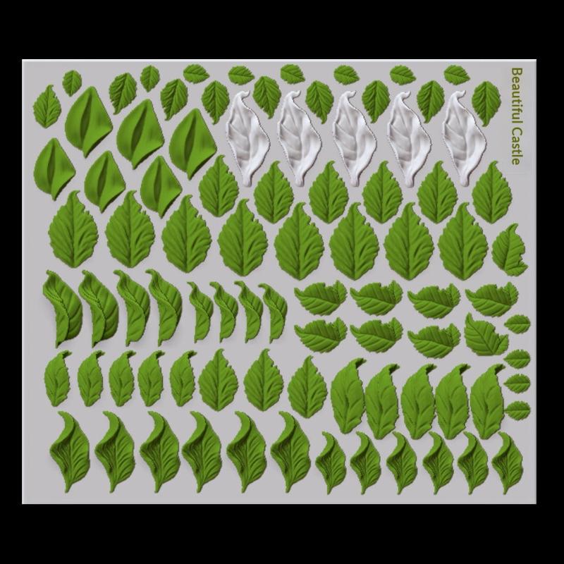 레진용 미니어처 잎 실리콘 몰드, 작은 잎 3D 엠보싱 - Jewelry Making Mold 리뷰 및 가격