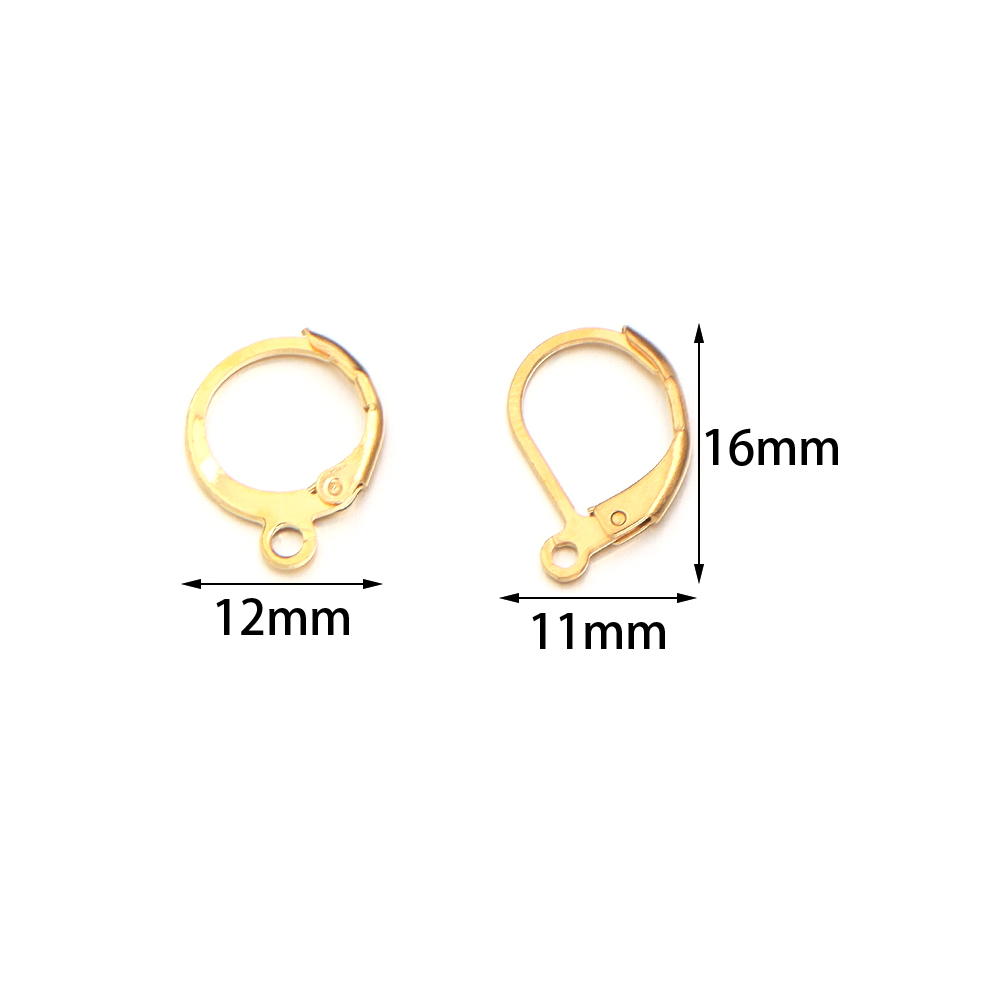 20 개/몫 스테인레스 스틸 귀고리 라운드 귀걸이 후크 - Jewelry Making Hobby 리뷰 및 가격