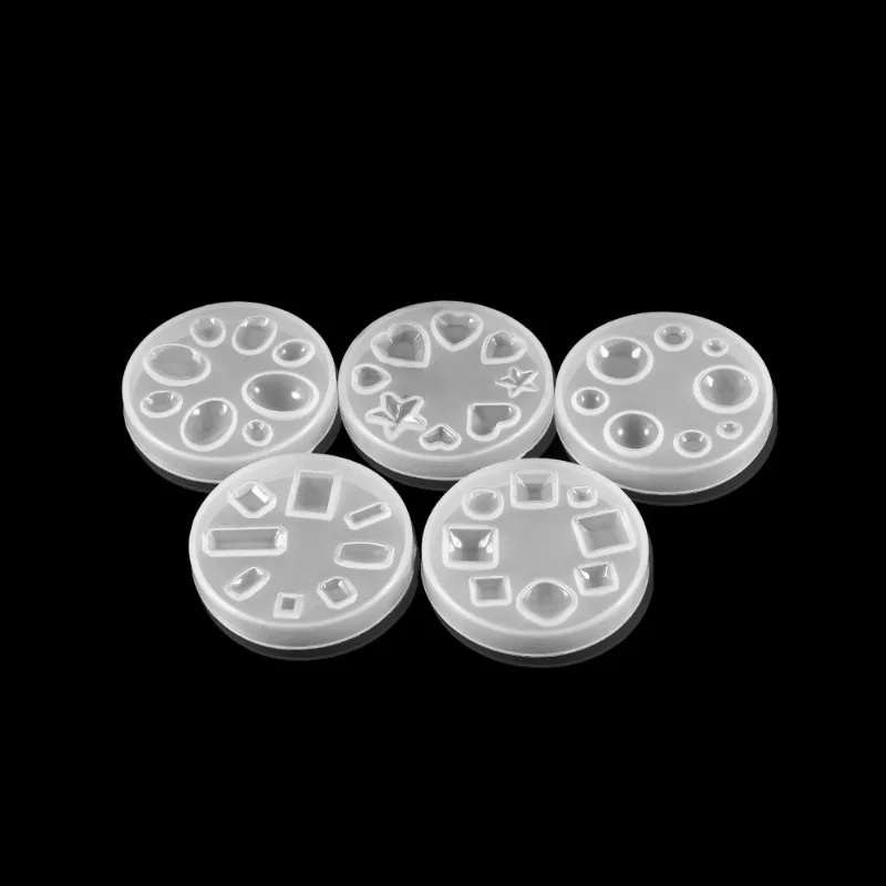 1pcs 실리콘 몰드 하프 볼 오블레이트 카보숑 펜던트 - Jewelry Making Degree 리뷰 및 가격
