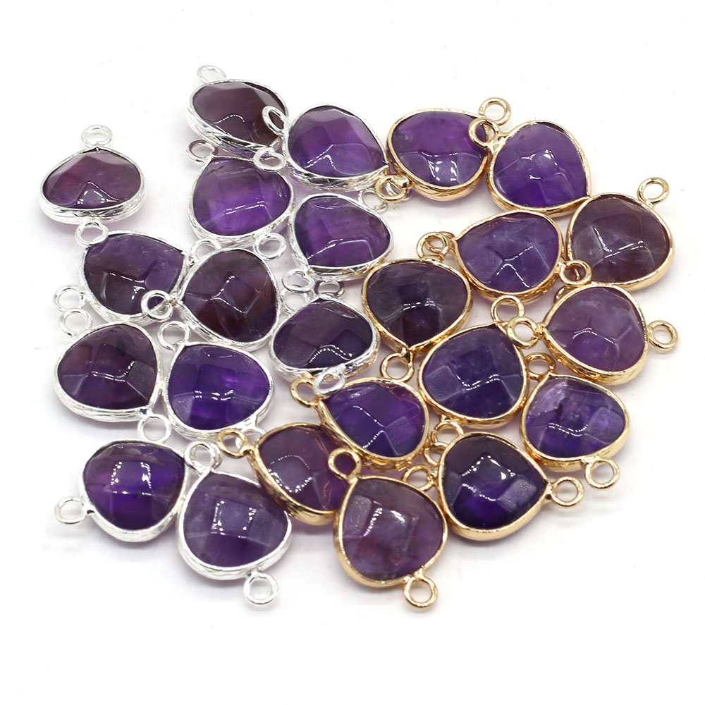 2pcs 천연 돌 커넥터 DIY 여성을위한 뚱뚱한 워터 - Jewelry Making With Stones 리뷰 및 가격