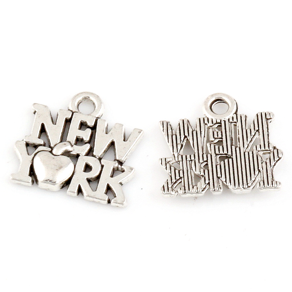 보석 만들기 DIY 액세서리용 합금 '뉴욕' 참 펜던트 - Jewelry Making New York 리뷰 및 가격