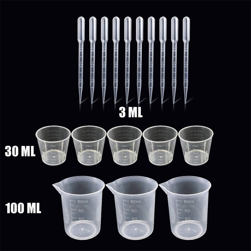 UV 에폭시 레진 주조 도구 키트, 계량컵, 드롭퍼 포 - Jewelry Making Degree 리뷰 및 가격