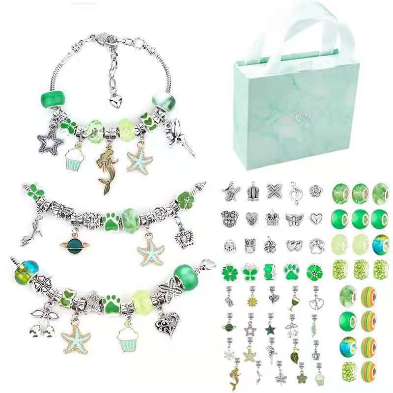 DIY 주얼리 만들기 용품, 유니콘 인어 공예, 매력  - Jewelry Making Kits For Girls 리뷰 및 가격