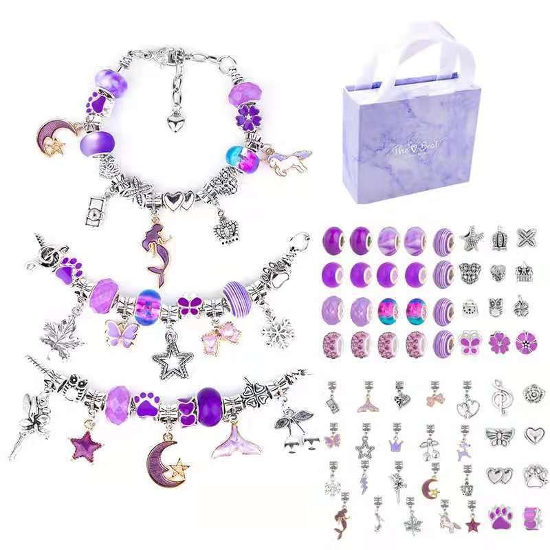 DIY 주얼리 만들기 용품, 유니콘 인어 공예, 매력  - Jewelry Making Kits For Girls 리뷰 및 가격