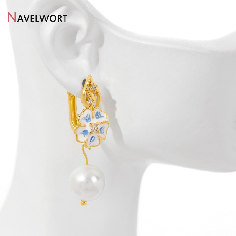 18K 금도금 황동과 지르콘 귀걸이 고리, 황동 금속  - Jewelry Making Earrings 리뷰 및 가격