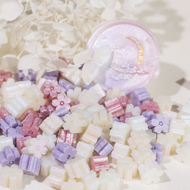 혼합 색상 반짝이 사쿠라 왁스 인감 스탬프 비즈 DIY - Jewelry Making Wax 리뷰 및 가격