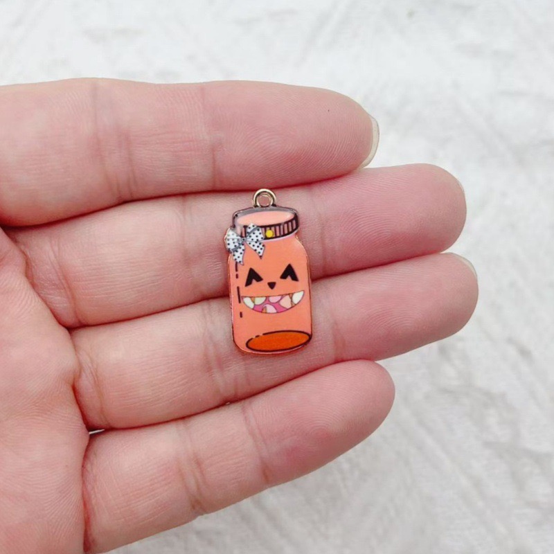 12개 합금 프린트 병 펜던트, DIY 쥬얼리 제작 귀 - Jewelry Making Accessories 리뷰 및 가격