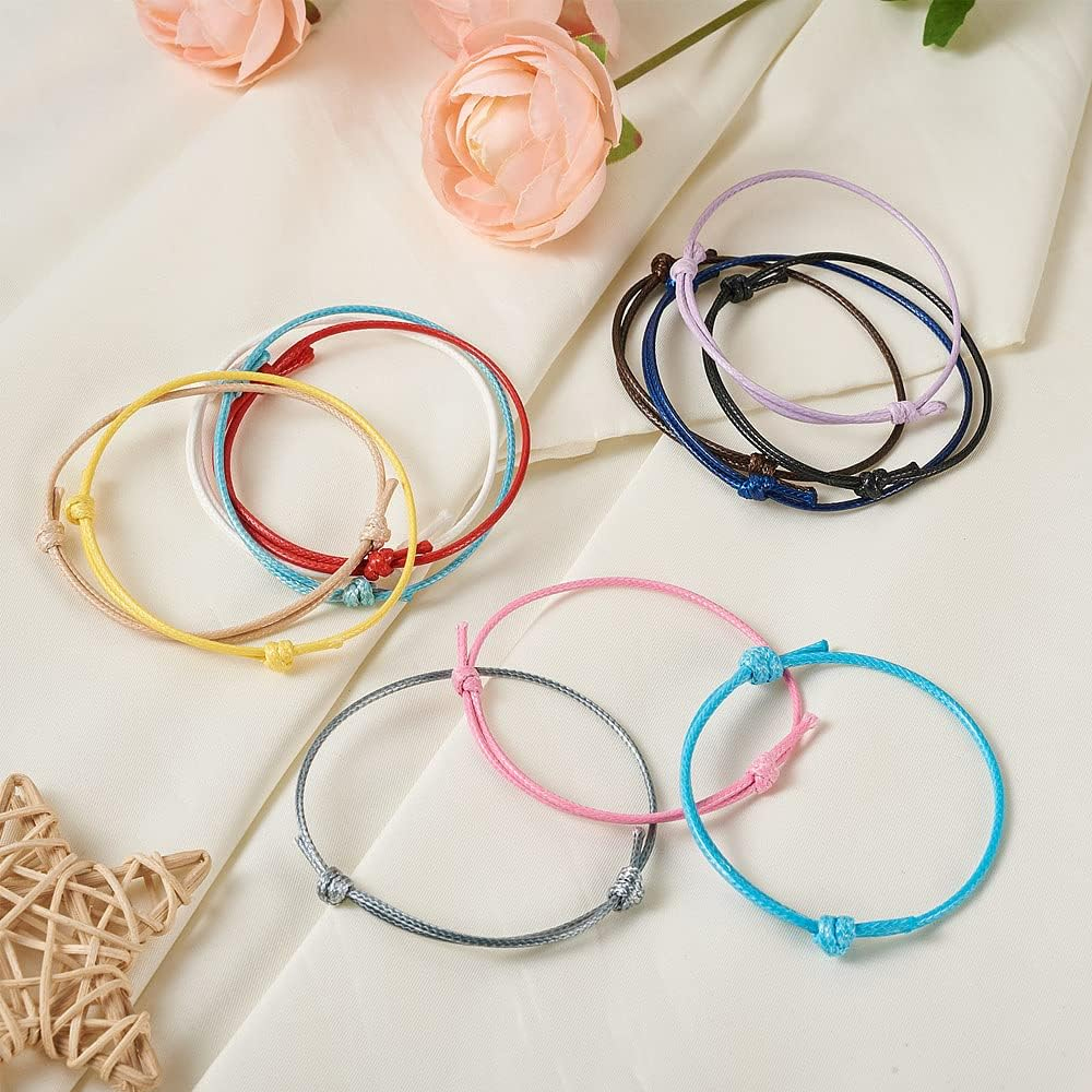 100개 한국산 왁스 폴리에스터 코드 팔찌 조절 가능한 - Jewelry Making Wax 리뷰 및 가격