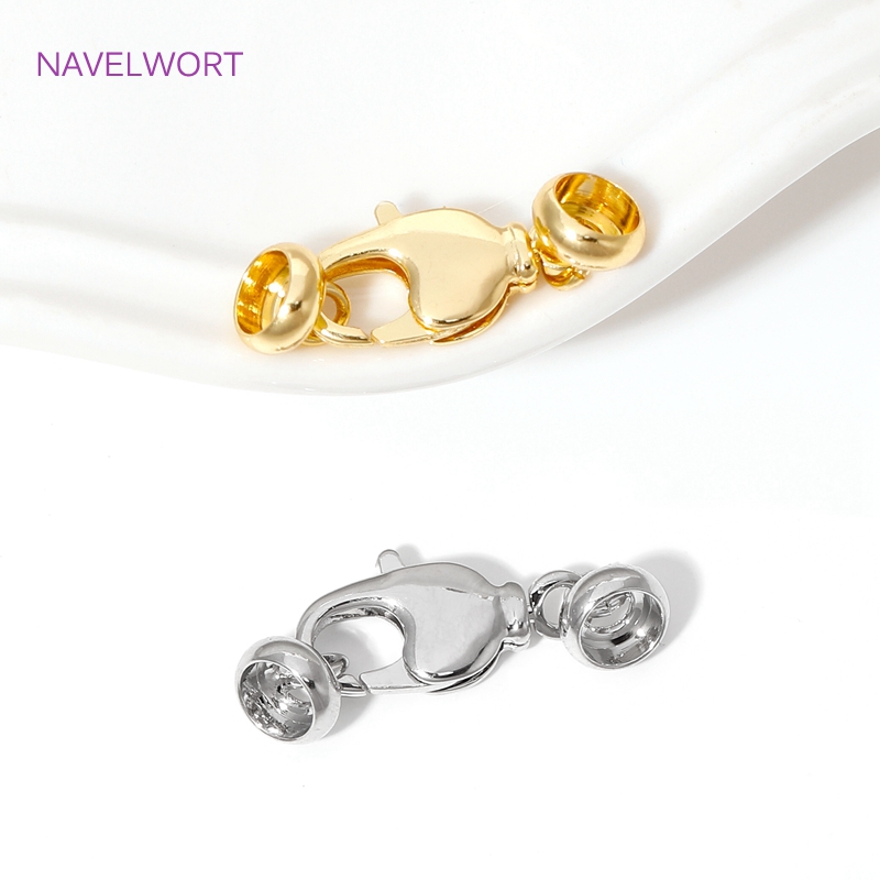 18K 골드 도금 황동 랍스터 걸쇠 커넥터, 보석 엔드 - Jewelry Making Hobby 리뷰 및 가격